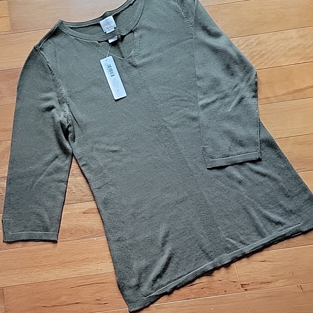 Chico's Keyhole Sweater